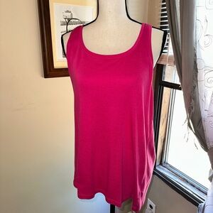 Ava & Viv Fuchsia Tank Top